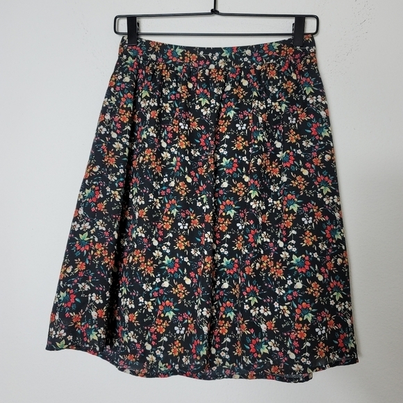 J. Crew Mercantile Printed Floral Skirt - Picture 4 of 10